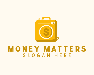 Golden Camera Money logo design