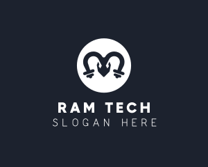 Ram Fitness Gym logo design