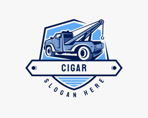 Pickup Truck Crane logo design