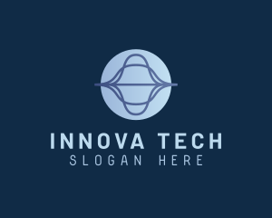 Tech Startup Waves logo design
