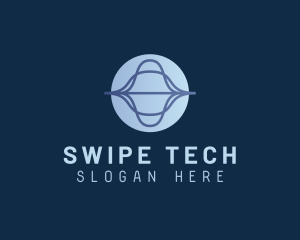 Tech Startup Waves logo design