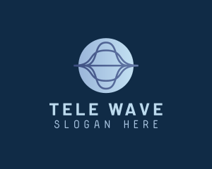 Tech Startup Waves logo design