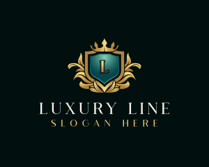 Luxury Crown Crest logo design