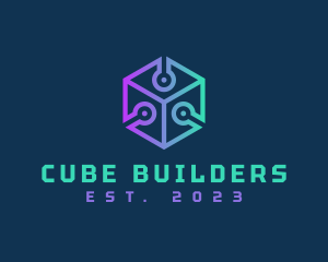 Circuit Cube Programmer logo design