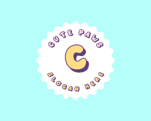 Cute Funky Business logo design