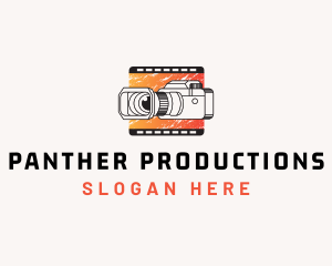 Camera Videography Film Production logo design