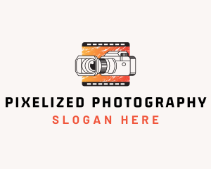 Camera Videography Film Production logo design