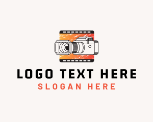 Shoot - Camera Videography Film Production logo design