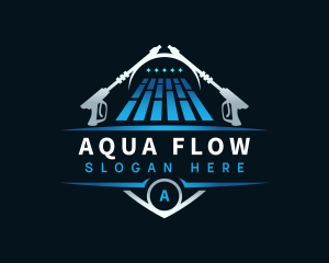 Floor Cleaning Pressure Wash  logo design