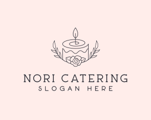 Cake Floral Dessert logo design