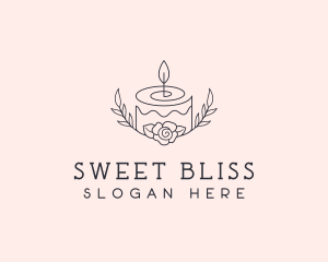 Cake Floral Dessert logo design