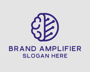 Brain Circuit Tech logo design