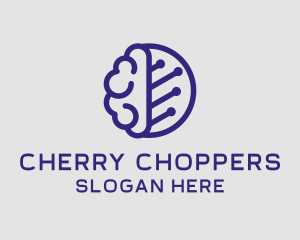 Brain Circuit Tech logo design