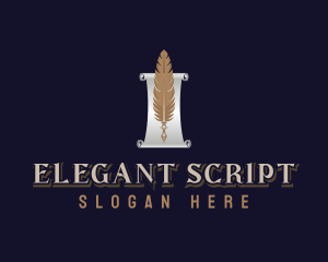 Paper Quill Scroll logo