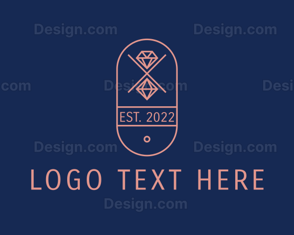 Jewelry Diamond Badge Logo