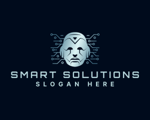 Artificial Intelligence Robotics logo design