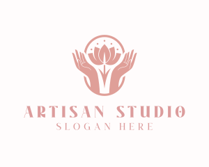 Lotus Flower Spa  logo design