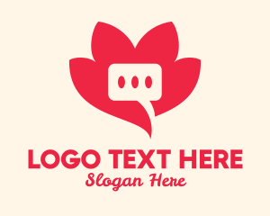 Flower Message App Logo