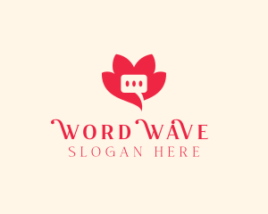 Flower Message App logo