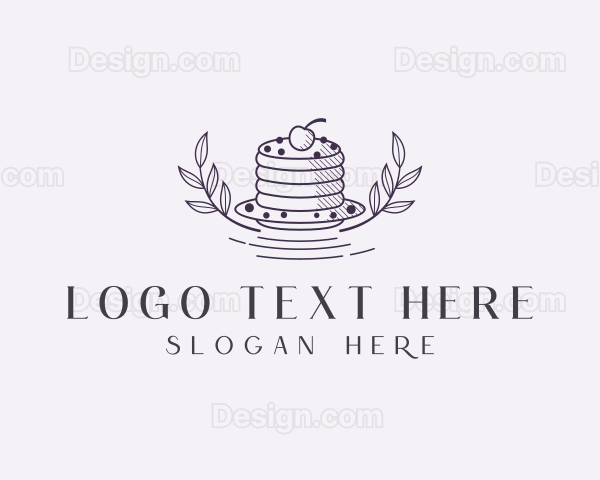 Sweet Pancake Dessert Logo