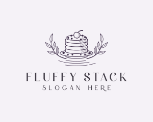 Sweet Pancake Dessert  logo design