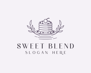 Sweet Breakfast Pancake logo design