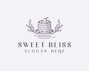 Sweet Breakfast Pancake logo design