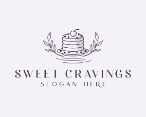 Sweet Breakfast Pancake logo design