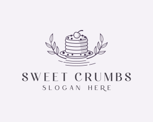 Sweet Breakfast Pancake logo design