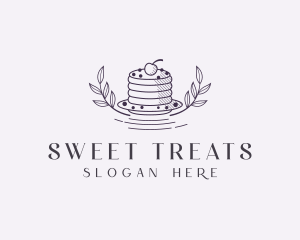 Sweet Breakfast Pancake logo design