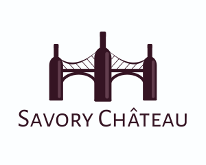 Wine Tour Bridge logo design