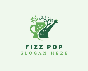 Garden Watering Can logo design