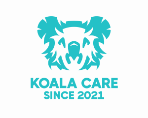 Blue Koala Head logo