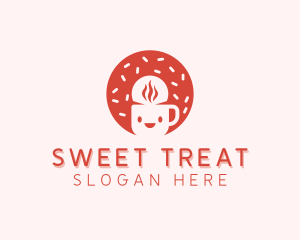 Coffee Donut Snack logo design