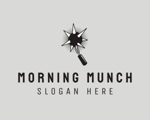 Titan Morning Star Weapon logo design