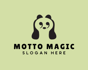 Clever Quote Panda logo design