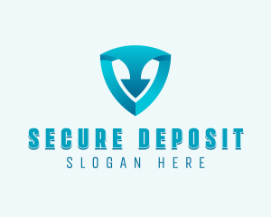 Shield Arrow Security logo design