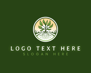 Root Plant Crop logo