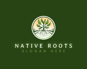 Root Plant Crop logo design