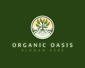 Root Plant Crop logo design