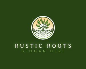 Root Plant Crop logo design