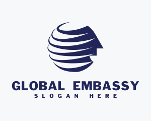 Global Human Sphere logo design