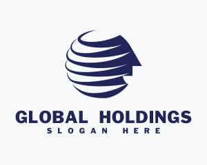 Global Human Sphere logo design