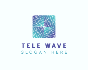 Gradient Wave Pattern logo design