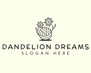 Dandelion Crochet Yarn logo design