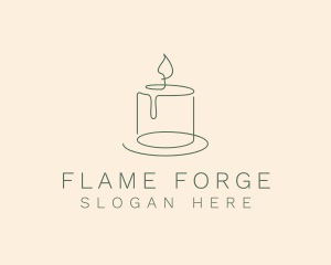 Candle Light Wax logo design