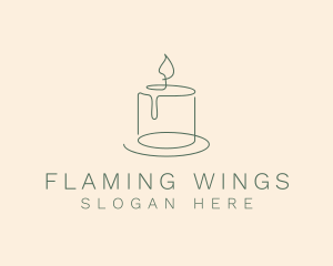 Candle Light Wax logo design