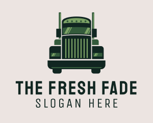 Green Freight Cargo Distribution logo design