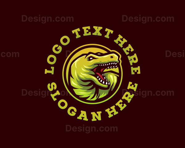 Prehistoric Jurassic Dinosaur Logo