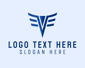 Pilot Wings Letter V logo